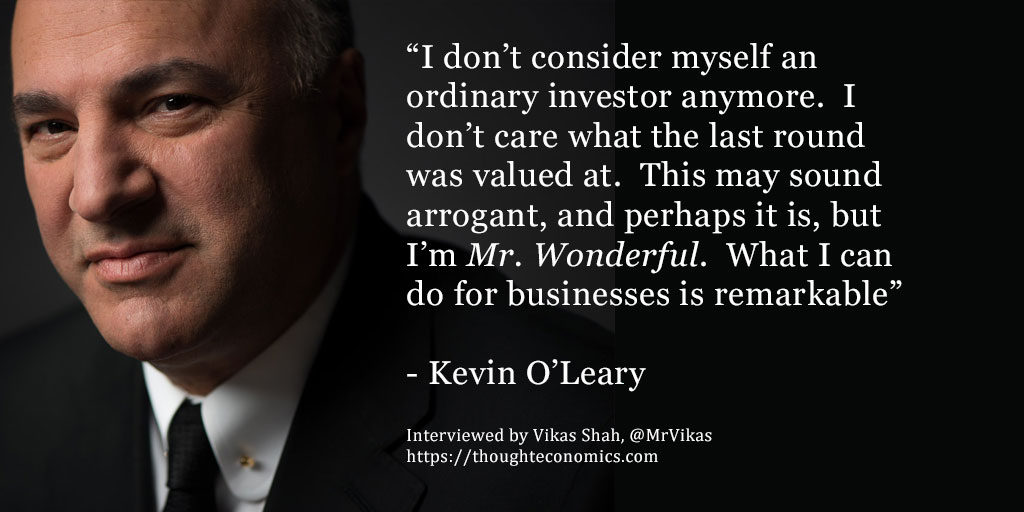 A Conversation With Shark Tank S Kevin O Leary Thought Economics