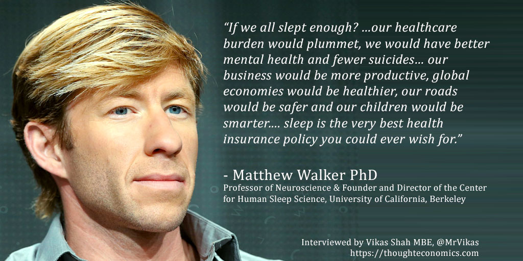 saai onregelmatig mager Why We Sleep - Thought Economics
