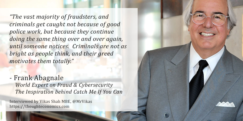 The propensity to defraud is part of who we are. Since humans first started interacting, we've tried to deceive and defraud each other.