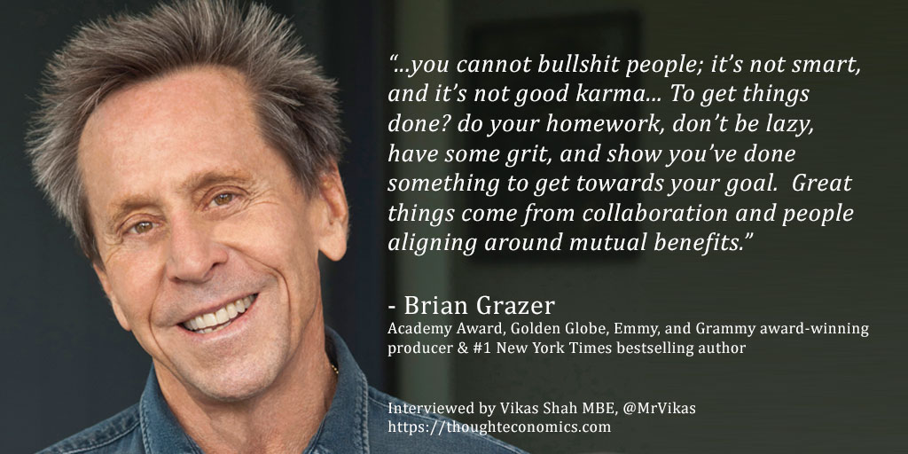 A Conversation with Brian Grazer, Film Producer & Renaissance Man