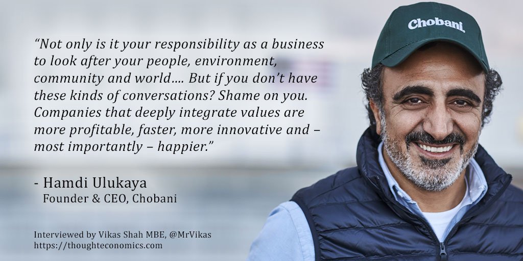 A Conversation with Hamdi Ulukaya, Founder and CEO of Chobani