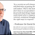 David Omand on Intelligence: Lessons from GCHQ & MI