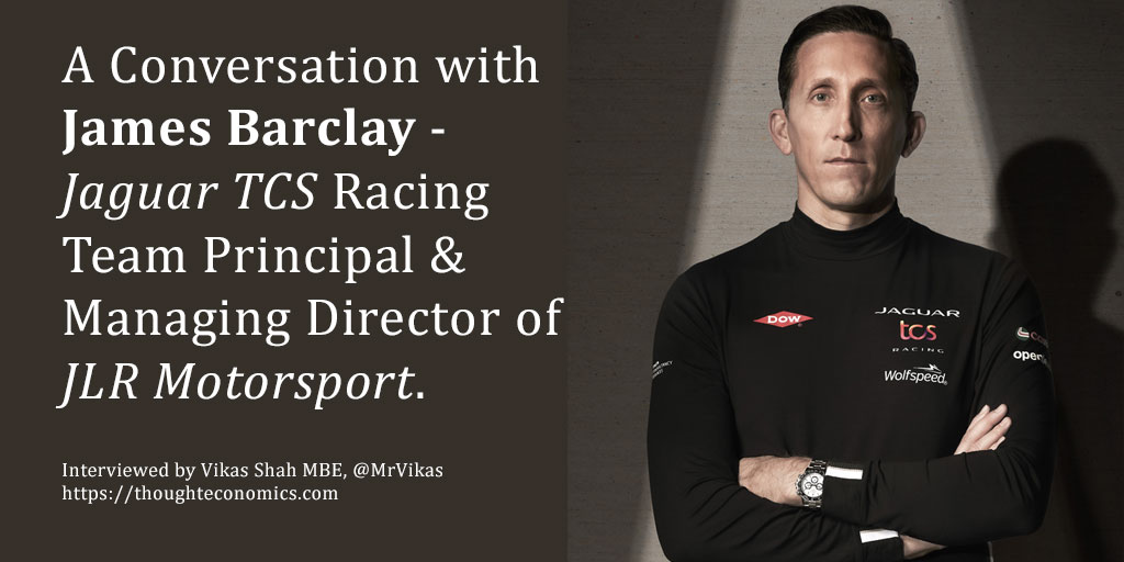 A Conversation with James Barclay, Jaguar TCS Racing Team Principal & Managing Director of JLR Motorsport.