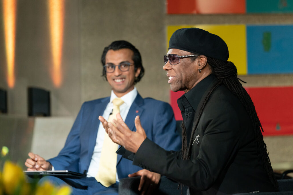 Dr. Vikas Shah MBE DL interviews Nile Rodgers