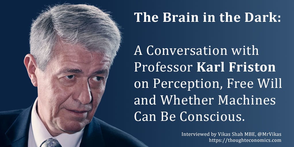 The Brain in the Dark: A Conversation with Professor Karl Friston on Perception, Free Will and Whether Machines Can Be Conscious